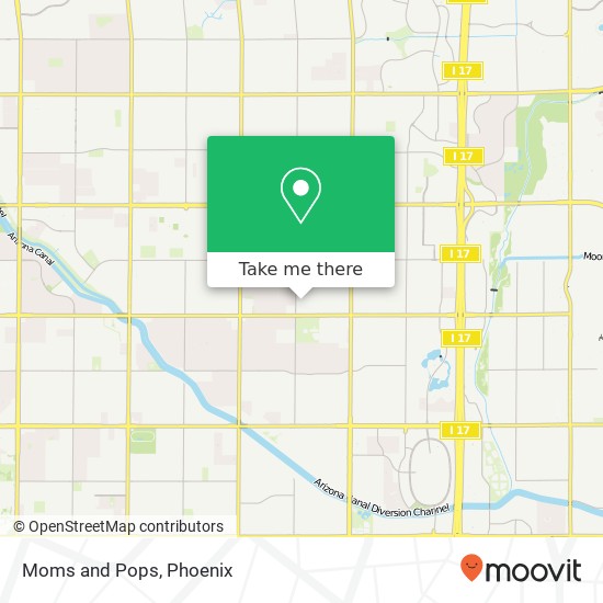 Mapa de Moms and Pops, W Bloomfield Rd Phoenix, AZ 85029