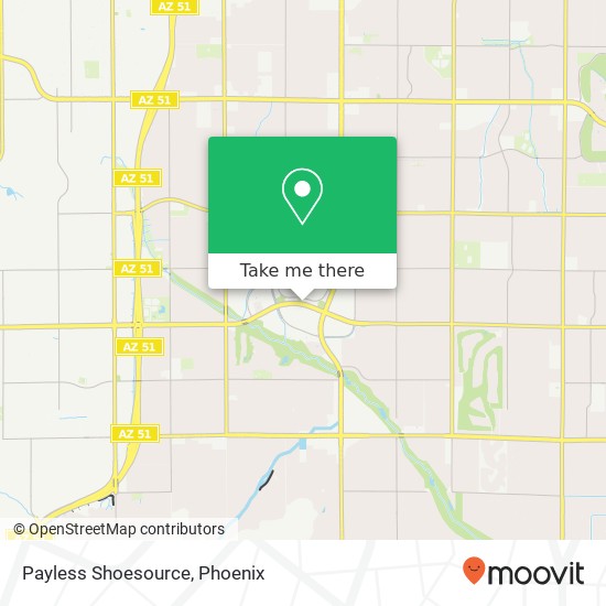 Payless Shoesource, 4550 E Cactus Rd Phoenix, AZ 85032 map