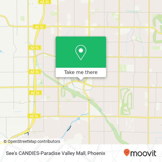 See's CANDIES-Paradise Valley Mall, 4576 E Cactus Rd Phoenix, AZ 85032 map