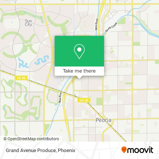 Grand Avenue Produce map