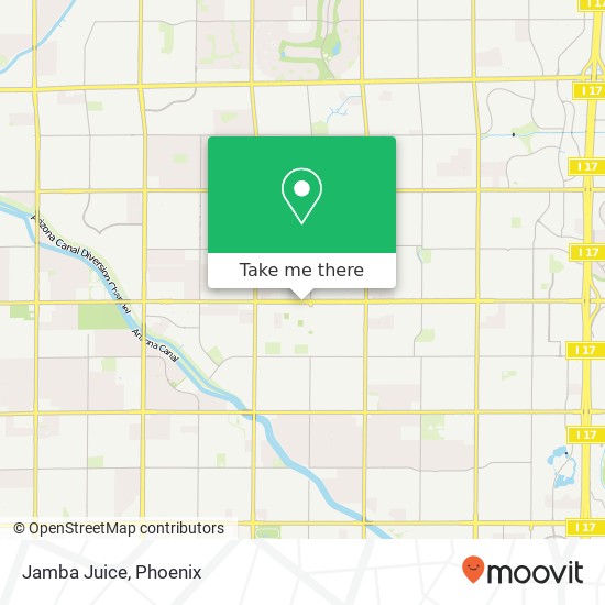 Mapa de Jamba Juice, 4701 W Thunderbird Rd Glendale, AZ 85306