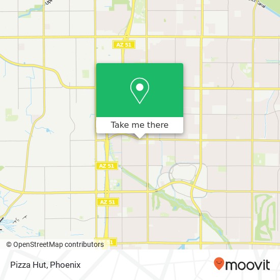 Pizza Hut, 3831 E Thunderbird Rd Phoenix, AZ 85032 map