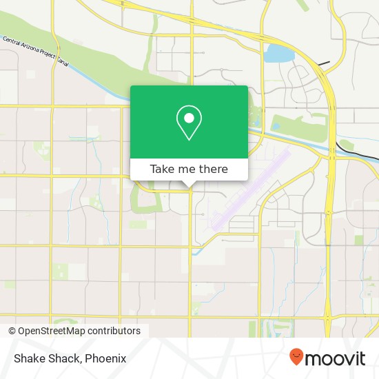 Mapa de Shake Shack, 15030 N Scottsdale Rd Scottsdale, AZ 85254