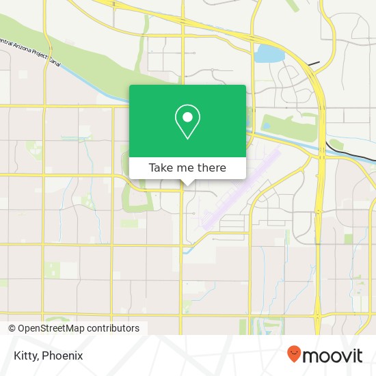 Mapa de Kitty, South St Scottsdale, AZ 85260