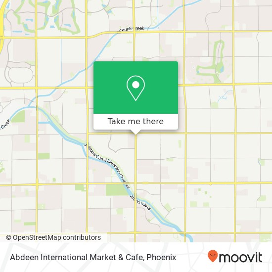 Mapa de Abdeen International Market & Cafe, 15224 N 59th Ave Glendale, AZ 85306
