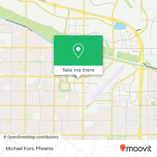 Mapa de Michael Kors, 15215 N Kierland Blvd Scottsdale, AZ 85254