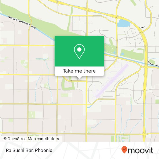 Mapa de Ra Sushi Bar, 7012 E Greenway Pkwy Phoenix, AZ 85254