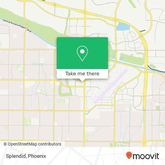 Mapa de Splendid, 15210 N Scottsdale Rd Scottsdale, AZ 85254