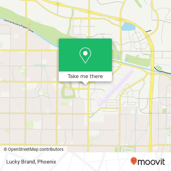 Mapa de Lucky Brand, 15044 N Scottsdale Rd Scottsdale, AZ 85254
