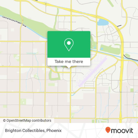Mapa de Brighton Collectibles, 15210 N Scottsdale Rd Scottsdale, AZ 85254