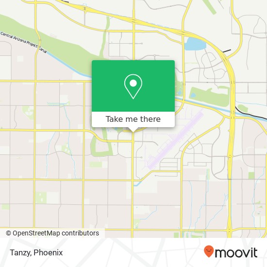 Mapa de Tanzy, 15257 N Scottsdale Rd Scottsdale, AZ 85254