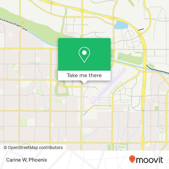Carine W, South St Scottsdale, AZ 85260 map