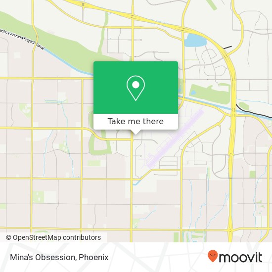 Mapa de Mina's Obsession, South St Scottsdale, AZ 85260