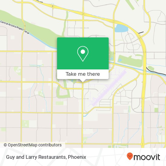 Mapa de Guy and Larry Restaurants, 15279 N Scottsdale Rd Scottsdale, AZ 85254