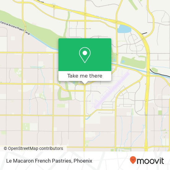 Mapa de Le Macaron French Pastries, 15323 N Scottsdale Rd Scottsdale, AZ 85254