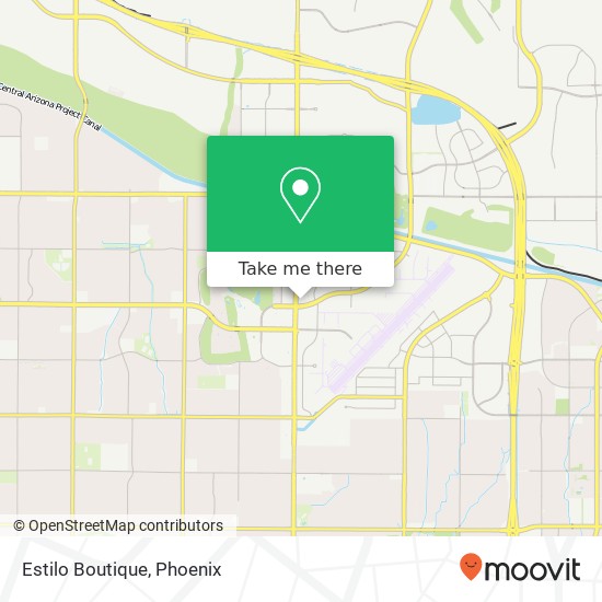 Mapa de Estilo Boutique, 15425 N Scottsdale Rd Scottsdale, AZ 85254