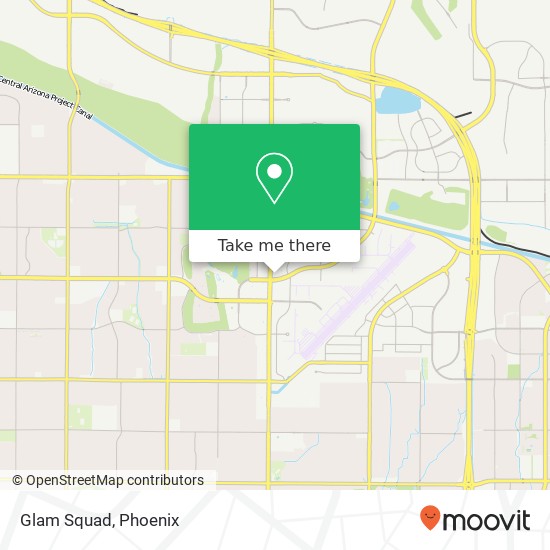 Mapa de Glam Squad, 15425 N Scottsdale Rd Scottsdale, AZ 85254