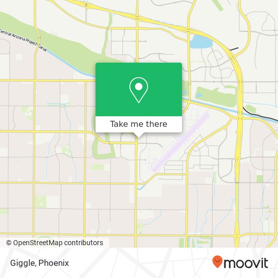 Mapa de Giggle, 15147 N Scottsdale Rd Scottsdale, AZ 85254