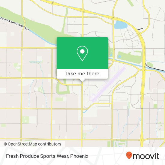 Mapa de Fresh Produce Sports Wear, 15147 N Scottsdale Rd Scottsdale, AZ 85254