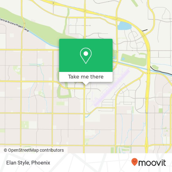 Mapa de Elan Style, 15147 N Scottsdale Rd Scottsdale, AZ 85254