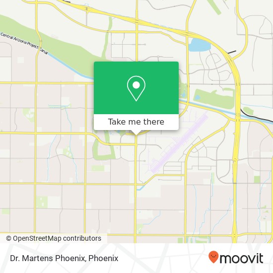 Mapa de Dr. Martens Phoenix, 15257 N Scottsdale Rd Scottsdale, AZ 85254