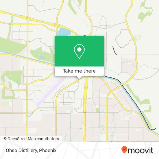 Mapa de Ohso Distillery, 15681 N Hayden Rd Scottsdale, AZ 85260