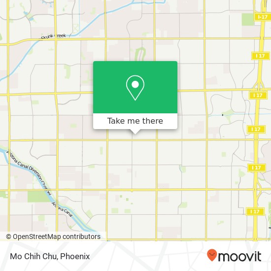 Mapa de Mo Chih Chu, 4621 W Waltann Ln Glendale, AZ 85306