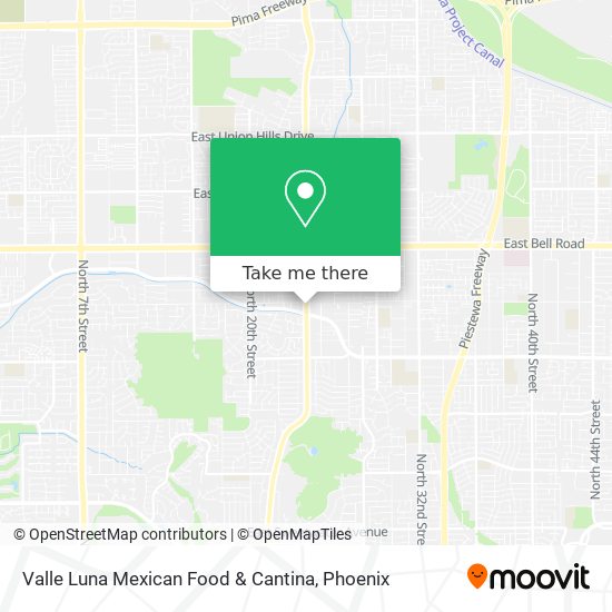 Valle Luna Mexican Food & Cantina map