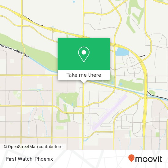 Mapa de First Watch, 16455 N Scottsdale Rd Scottsdale, AZ 85254