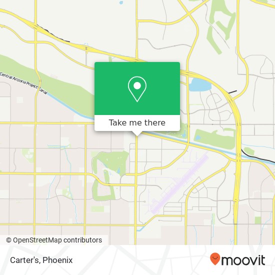 Mapa de Carter's, 16451 N Scottsdale Rd Scottsdale, AZ 85254