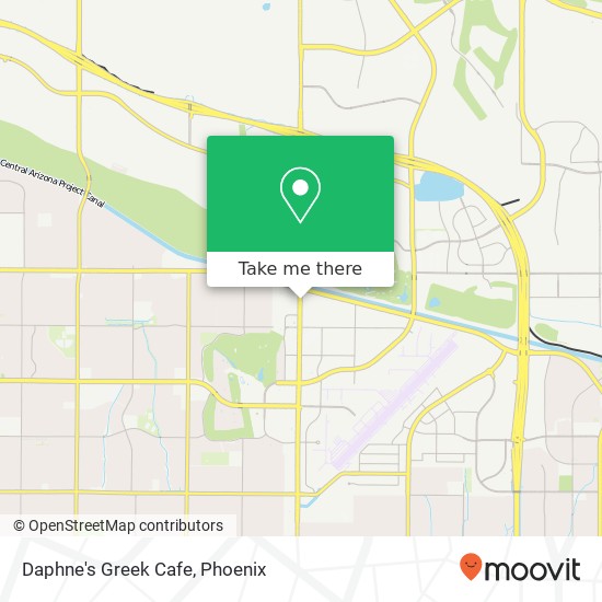 Mapa de Daphne's Greek Cafe, 16447 N Scottsdale Rd Scottsdale, AZ 85254