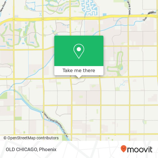Mapa de OLD CHICAGO, 5695 W Bell Rd Glendale, AZ 85308