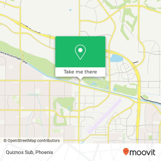 Quiznos Sub, 17025 N Scottsdale Rd Scottsdale, AZ 85255 map