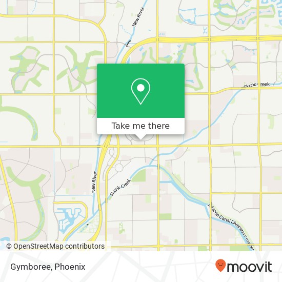 Mapa de Gymboree, 7700 W Arrowhead Towne Ctr Glendale, AZ 85308