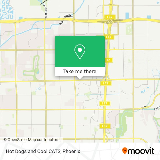 Hot Dogs and Cool CATS map