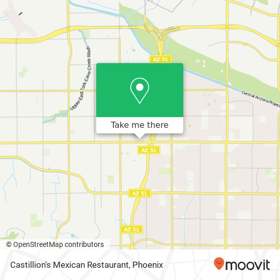 Castillion's Mexican Restaurant, 3510 E Bell Rd Phoenix, AZ 85032 map