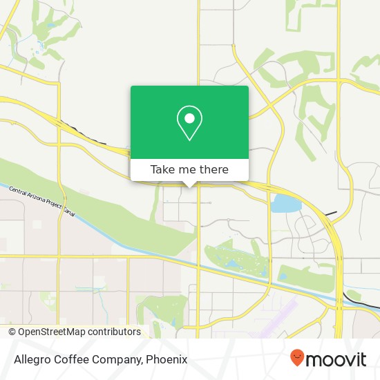 Mapa de Allegro Coffee Company, 7111 E Mayo Blvd Phoenix, AZ 85054