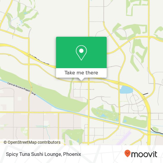 Mapa de Spicy Tuna Sushi Lounge, 7000 E Mayo Blvd Phoenix, AZ 85054