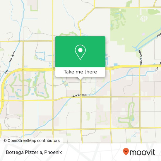 Mapa de Bottega Pizzeria, 19420 N 59th Ave Glendale, AZ 85308