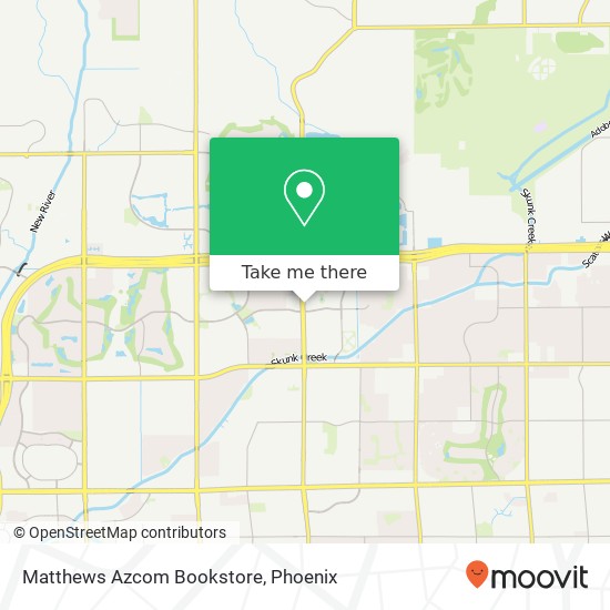 Mapa de Matthews Azcom Bookstore