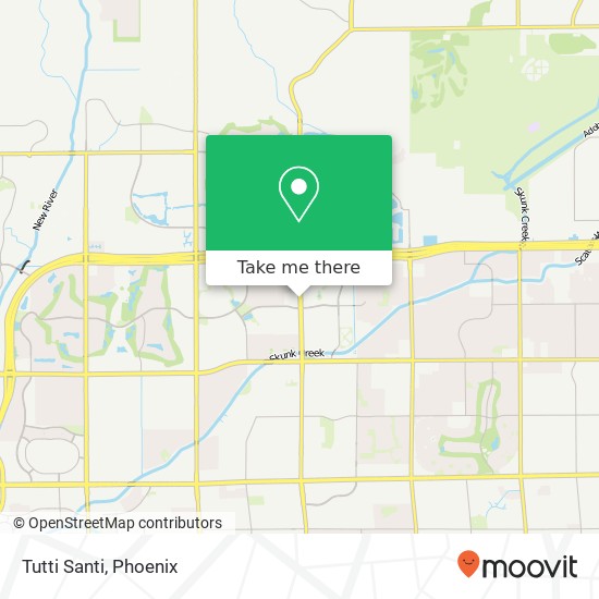 Mapa de Tutti Santi, 19420 N 59th Ave Glendale, AZ 85308