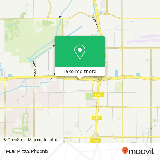 Mapa de MJB Pizza, 3053 W Agua Fria Fwy Phoenix, AZ 85027