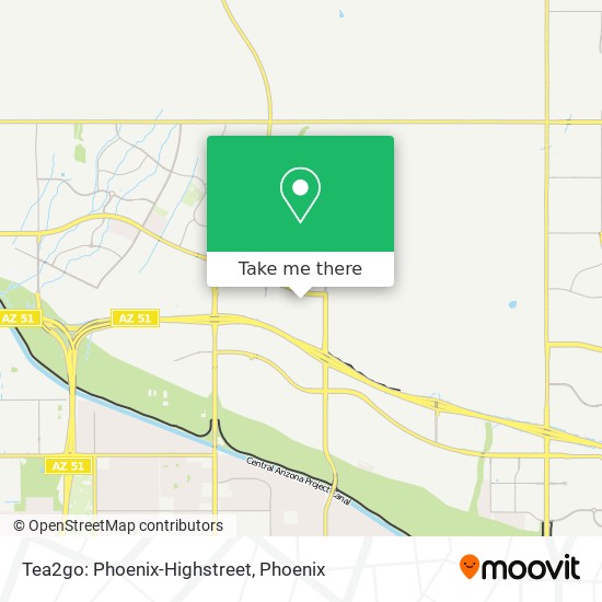 Tea2go: Phoenix-Highstreet map