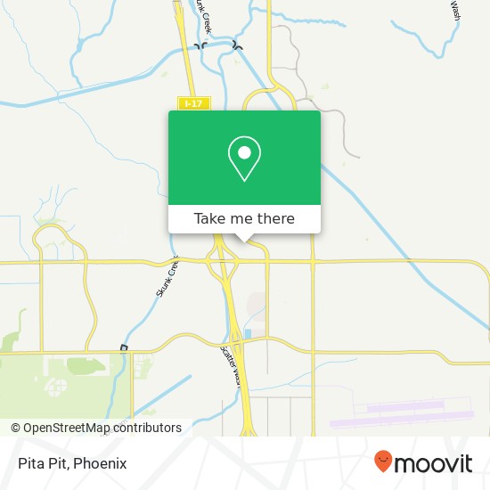 Mapa de Pita Pit, 2510 W Happy Valley Rd Phoenix, AZ 85085