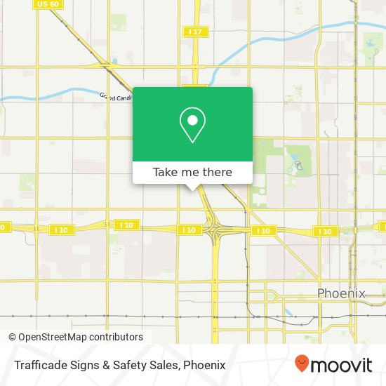 Trafficade Signs & Safety Sales map