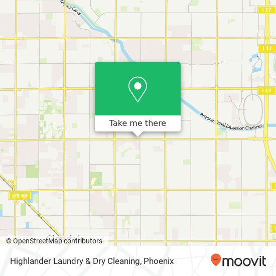 Highlander Laundry & Dry Cleaning map