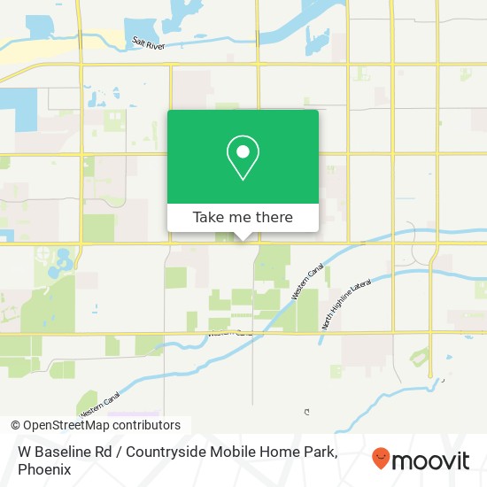 Mapa de W Baseline Rd / Countryside Mobile Home Park