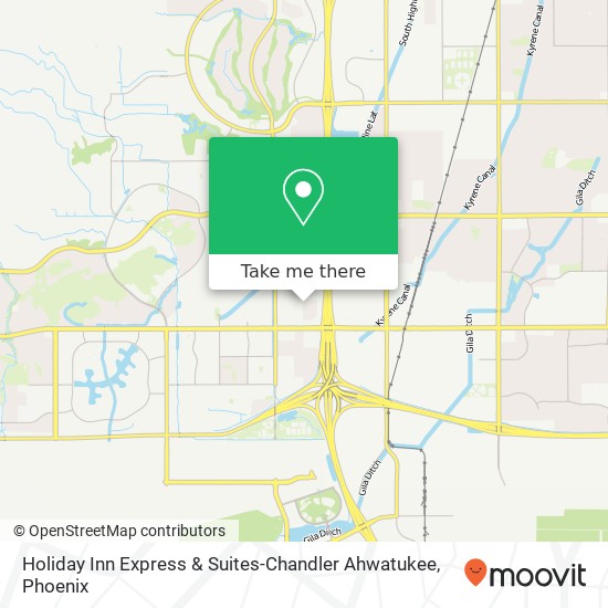 Holiday Inn Express & Suites-Chandler Ahwatukee map