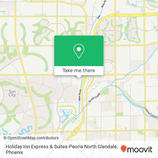 Holiday Inn Express & Suites-Peoria North Glendale map