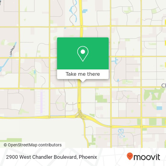 Mapa de 2900 West Chandler Boulevard